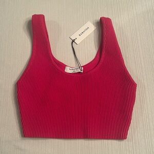 Aritzia Women’s Babaton Sculpt Knit Squareneck Croppef Tank!